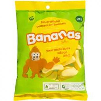 Woolworths Bananas  170g