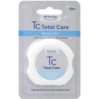 All Smiles Total Care Dental Floss  50m