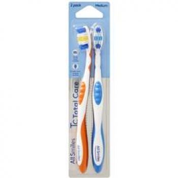 All Smiles Toothbrush Medium 2 pack