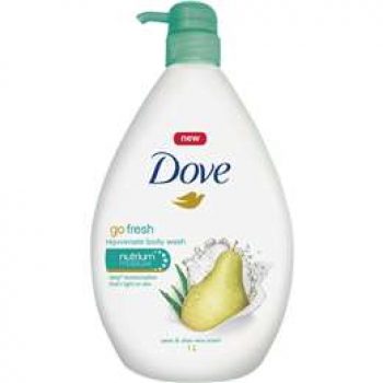 Dove Go Fresh Body Wash Pear & Aloe Vera 1l