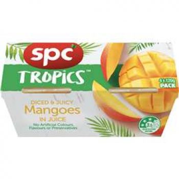 Spc Mango In Juice 4pk 480g
