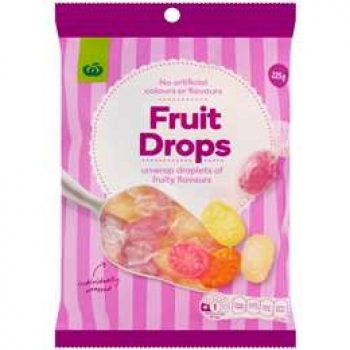 Woolworths Fruit Drops  225g