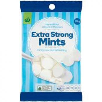 Woolworths Extra Strong Mints 225g