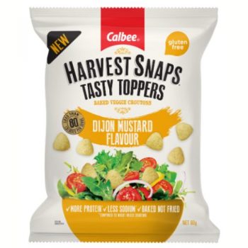 Calbee Harvest Snaps Tasty Topper Dijon Mustard