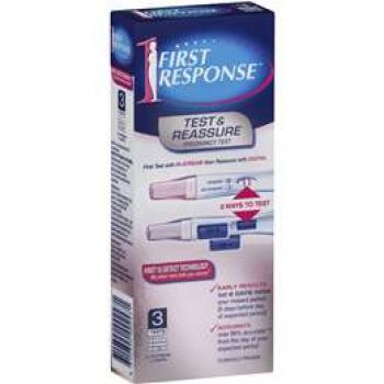 First Response Test & Reassure Pregnancy Test 3 pack
