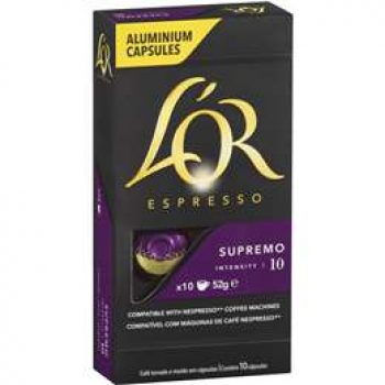 L’or Espresso Supremo Coffee Capsule 10 pack