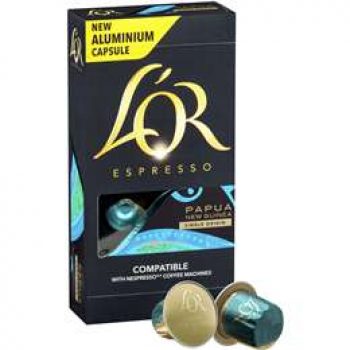 L’or Espresso Papua Coffee Capsule  10 pack