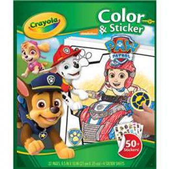 Crayola Color & Sticker Paw Patrol  each