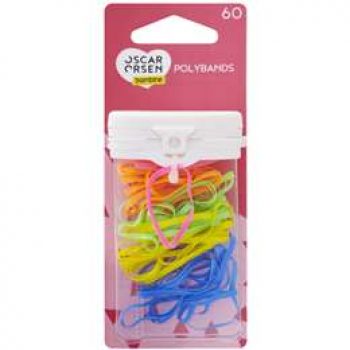 Oscar Orsen Kids Polyband Assorted 60 pack