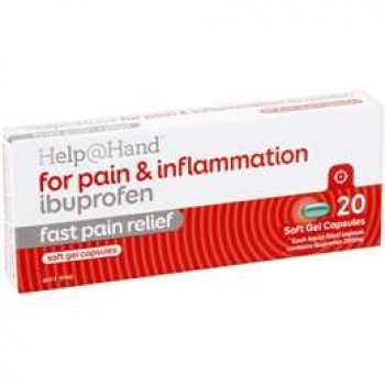 Help@hand Ibuprofen Soft Gel Capsules 200mg 20 pack