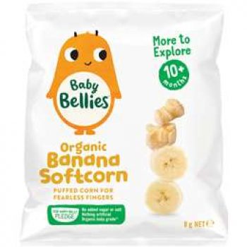Baby Bellies Organic Softcorn Banana 8g