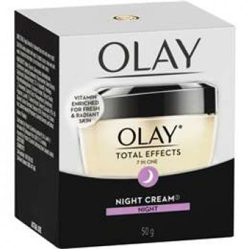 Olay Total Effects Night Face Cream Moisturiser 50g