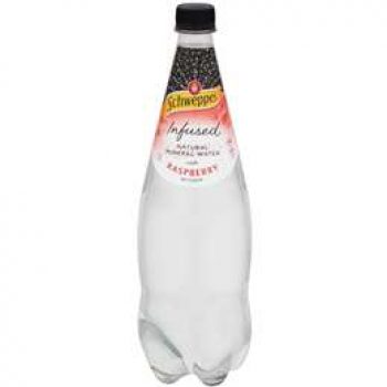 Schweppes Infused Natural Mineral Water With Raspberry 1.1l