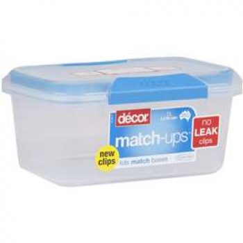 Decor Match-ups Oblong Container 1l each