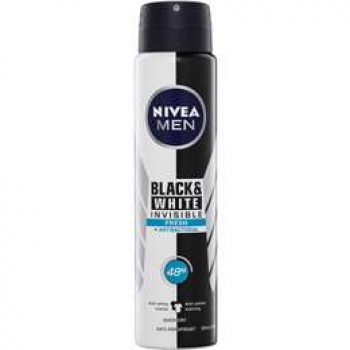 Nivea Men B&w Fresh Aerosol Antiperspirant Deodorant 250ml