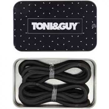 Toni & Guy 4mm Elastic Black  10pc