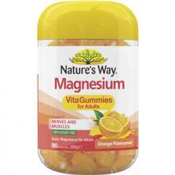 Nature’s Way Magnesium Vita Gummies  80 pack
