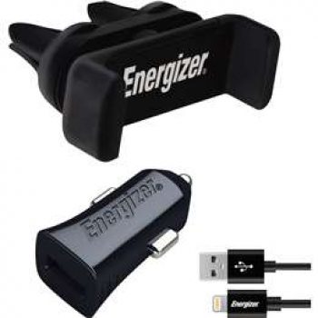 Energizer Car Kit Lightning + Vent Holder each