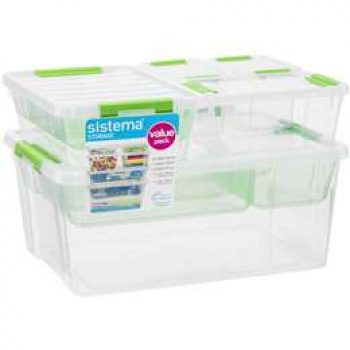 Sistema Storage Green Valuepack  6 pack