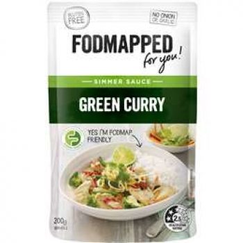Fodmapped For You Simmer Sauce Green Curry  200g