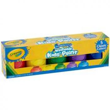 Crayola Washable Kids Paint  5 pack