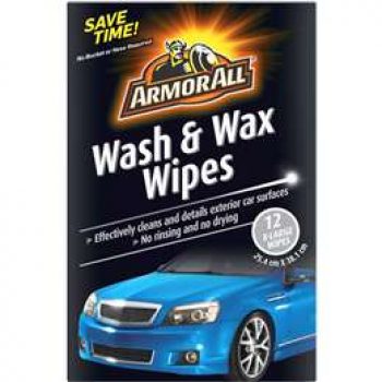 Armor All Wash & Wax Wipes  12 pack