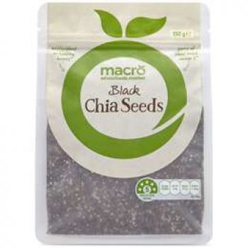 Macro Black Chia Seeds  350g