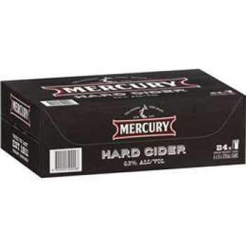 Mercury Apple Cider Hard Cans 24x375ml case