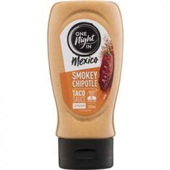 One Night In Mexico Smokey Chipotle Taco Sauce 250ml