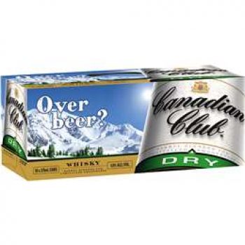 Canadian Club Whisky & Dry Can 3x10x375ml