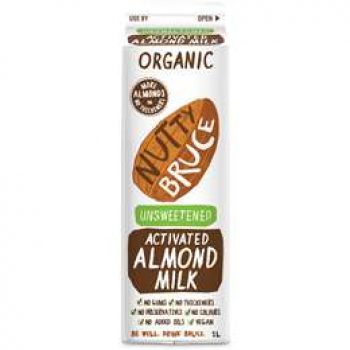 Nutty Bruce Unsweetened Almond Milk 1l