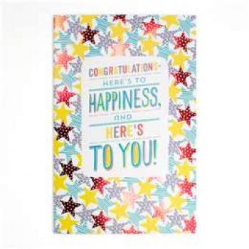 John Sands Large Congratulations Card Stars each