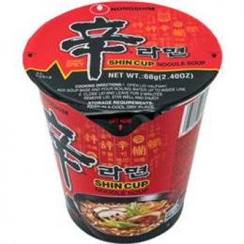 Nong Shim Shin Cup Noodle Soup  68g