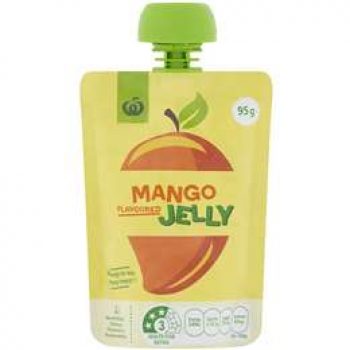 Woolworths Mango Flavoured Jelly In Pouch 95g
