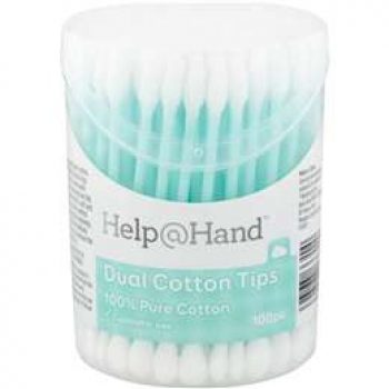 Help@hand Cotton Dual Tips  100 pack