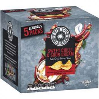 Red Rock Deli Sweet Chilli & Sour Cream 5 pack