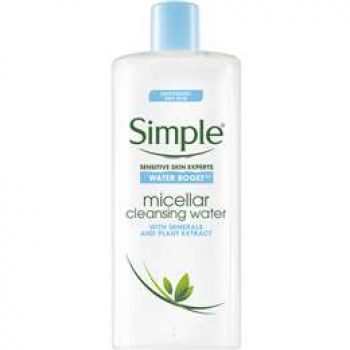 Simple Water Boost Facial Cleanser Micellar Water 400ml