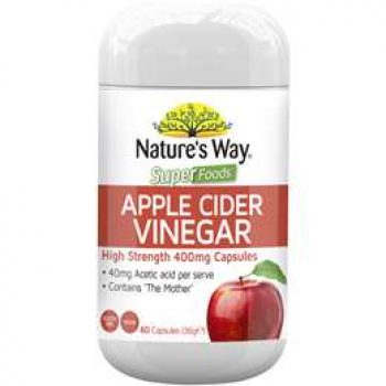 Nature’s Way Super Foods Apple Cider Vinegar 60pk