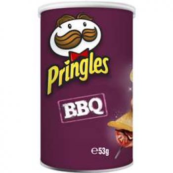 Pringles Bbq Stacked Potato Chips  53g
