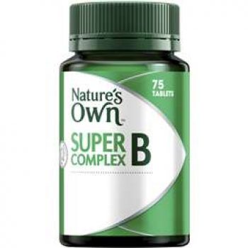 Nature’s Own Super B Complex Tablets 75 pack