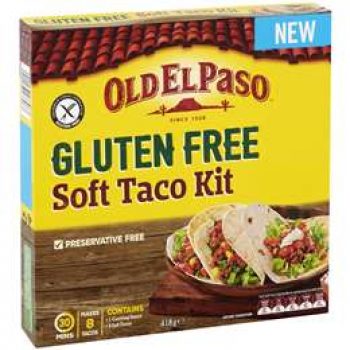 Old El Paso Gluten Free Soft Taco Kit 418g