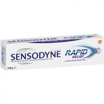 Sensodyne Toothpaste Sensitive Teeth Pain Rapid Relief 100g