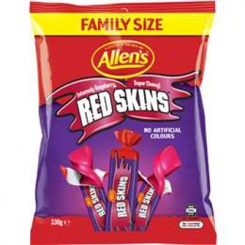 Allen’s Red Skins Family Bag Lollies 330g
