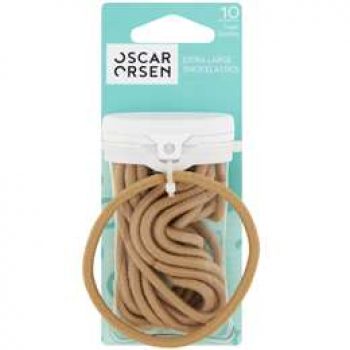 Oscar Orsen Extra Large Thick Elastics Blond 10 pack