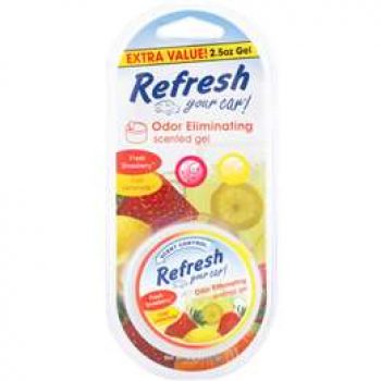 Refresh Your Car Gel Cannister Fresh Strawberry Cool Lemonade 71g