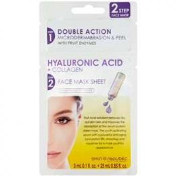 Skin Republic 2 Step Hyaluronic Acid & Collagen Face Mask each