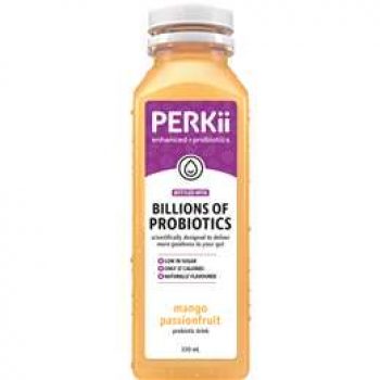 Perkii Mango Passionfruit Probiotic Drink 350ml
