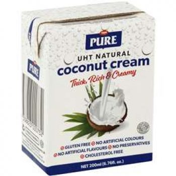 Ssm Pure Natural Coconut Cream  200ml