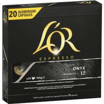 L’or Espresso Onyx Coffee Capsules  20 pack
