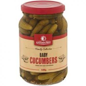 Sandhurst Baby Cucumbers  500g